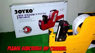 Unboxing price labeller merk JOYKO MX 5500M [upl. by Ingaborg]