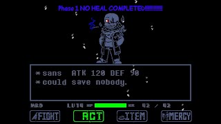 TRSSF Sans FIGHT Phase 1 NO HEAL COMPLETED Phase 2 FAIL AGAIN [upl. by Seldun862]