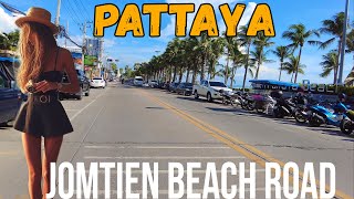 Pattaya Jomtien Beach Road POV Thailand 2024 [upl. by Nadeen]