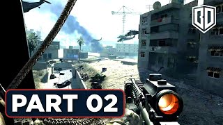 CALL OF DUTY 04 2007 MODERN WARFARE 01 Walkthrough Gameplay Part 2 [upl. by Annaesor]