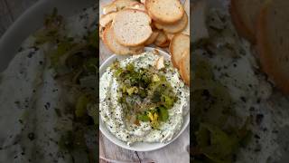 When life gives you Leeks creamy leek dip food shorts yummy delicious yummyeats dips recipe [upl. by Etnuhs]