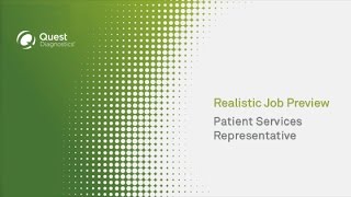 Patient Services Representative Phleb – Realistic Job Preview [upl. by Sukcirdor89]