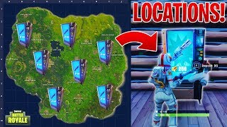 How To Find SECRET VENDING MACHINES IN FORTNITE Locations  NEW Vending Machine Update [upl. by Cutter592]