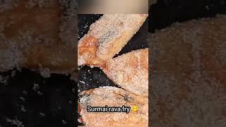 Surmai rava 🐠 fryfishfryrecipe viralvideo fish minivlogfoodfood [upl. by Schwarz]