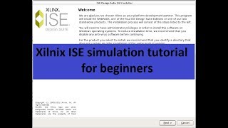 Xilinx ISE simulation tutorial for verilog and VHDL [upl. by Evatsug]