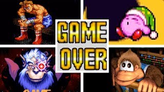 Classic SNES Video Game Deaths amp Game Over Screens [upl. by Zoha]