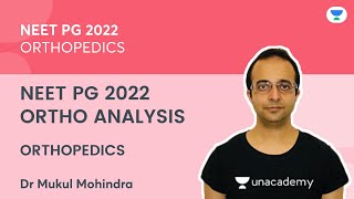 Orthopedics  NEET PG 2022 ORTHO ANALYSIS  Dr Mukul Mohindra [upl. by Nikos]