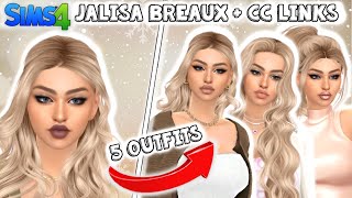 Jalisa Breaux  CC Links  Sims 4 CAS  CC Folder amp Sim Download CASMAS Day 14 [upl. by Savanna475]