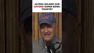 Alyssa Milano Can Afford Super Bowl Tickets nfl football superbowl [upl. by Artair204]