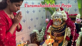 Varamahalakshmi Pooja  Simple Celebration 🎊  VibeVithVidhya [upl. by Aivatco133]