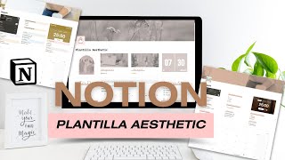 Cómo crear una plantilla aesthetic de Notion [upl. by Ylra]