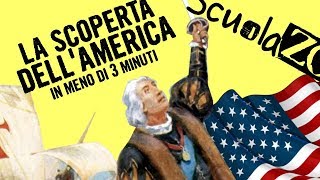 Noccioline 4  LA SCOPERTA DELL AMERICA in 3 MINUTI ScuolaZoo [upl. by Corella230]