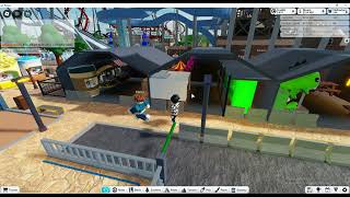 Creant el nostre park en el joc del Theme Park Tycoon Roblox [upl. by Beaumont]