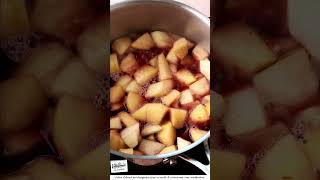 69 Crumble pommespoires au vin rouge recettefacile recette food recipe cuisine vindecuisine [upl. by Ahsirat]