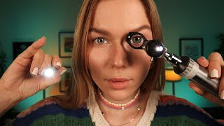 ASMR There is Something In Your Eye Doctor Lizi Takes Care of it Soft Spoken Eye Exam RP [upl. by Adnwahsor]