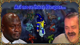 El peor orden para el Boss Despor de 20 Years a Cook Quest de Tibia [upl. by Maddalena]