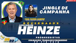 Jingle Heinze Governador 2022 PPRS quotJINGLE VALEU TCHÊquot Versão Completa [upl. by Nanreik]