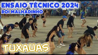 Ensaio Técnico Boi Bumbá Malhadinho 2024 Tuxauas [upl. by Siravrat]