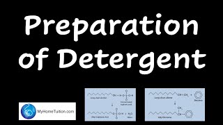 Preparation of Detergents  Consumers and Industrial Chemistry [upl. by Allez]