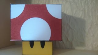 Super Mushroom Papercraft from Super Mario Bros [upl. by Petta446]