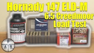 65 Creedmoor  Hornady 147 ELD Match with H4831 SC load test with Ruger Precision Rifle [upl. by Siegfried781]