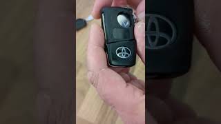 Key Battery replacement Toyota chr 12 turbo 2017 [upl. by Killoran]