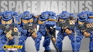 How To Paint Space Marines as Ultramarines for Warhammer 40000 [upl. by Jackie423]