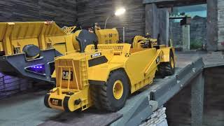 STRONG RC TRUCKS  HIDROMEK 640WL  WA 6006 CATERPILLAR 657  RC CARRARA WORLD [upl. by Litton]