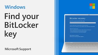 How to find your BitLocker recovery key  Microsoft [upl. by Lam]