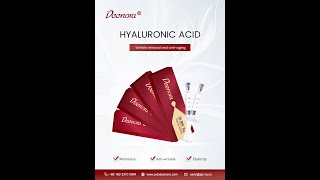 Deenora Hyaluronic acid derma filler 1ml 2ml 10ml Filling wrinkle for face [upl. by Yraht]