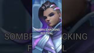 SOMBRAS HACKING FESTIVAL IN OVERWATCH 2 overwatch2 overwatch gaming [upl. by Aisatsana]