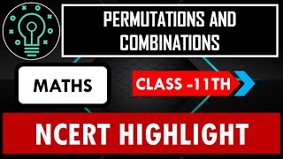 Permutations and Combinations tmdacademy Class 11  Maths [upl. by Ailene]