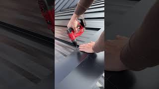 Best Ridge Cap Install metal roof [upl. by Egide]