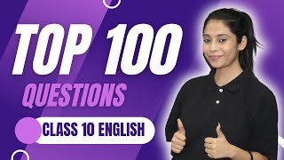 Class 10 English Important Questions  Boards 2024  First FlightFootprints  Class 10 English [upl. by Eikcor]