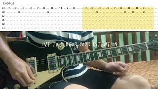 Vindicated Guitar tabs  Dashboard Confessional guitar lesson wtih TAB [upl. by Araht]