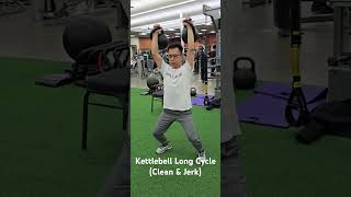 kettlebell clean amp jerk [upl. by Illil]