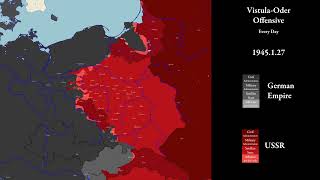 VistulaOder Offensive Every Day WW2 [upl. by Furlong]