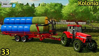 Collecting HAY and SILAGE BALES with ANDERSON RBM 2000  KOLONIA  EP 33 farmingsimulator22 [upl. by Amor]