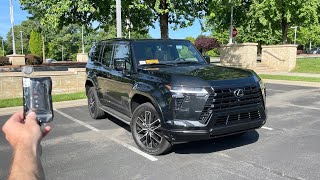 2024 Lexus GX550 Premium Plus Start Up Exhaust Test Drive Walkaround POV and Review [upl. by Ecirehs665]