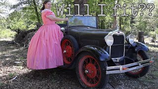 Can I Fit into a Ford Model A Car While Wearing a Full Hoopskirt [upl. by Erastus]