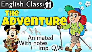 The Adventure  Class 11  in Hindi   The Adventure Class 11 hornbill class11english [upl. by Jareen75]