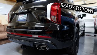 2023 Palisade Etrailer Trailer Hitch Install Hidden Look [upl. by Marybeth]