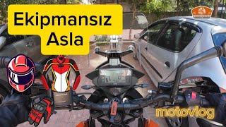 Ekipmansız Asla motora binmeyelim  Motosiklet ekipmanları önemli [upl. by Ailen]