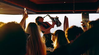 Yarden Saxophone full live set on the Pink Shadow Yacht in St Barth [upl. by Baptiste905]