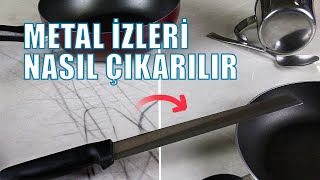 Porsele ve Seramik yüzeylerden ✨ METAL İZLERİ NASIL ÇIKARILIR  Tile Cleaner Gel Faber [upl. by Brunk125]