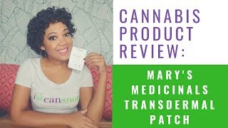 Marys Medicinals Transdermal Patch Review  11 CBDTHC [upl. by Noakes]