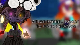 ⛓️ Afton Family React To Michael Afton 🪓  GCRV  FNaF  GlamMike  Short   Angst  Day 6 [upl. by Heller]