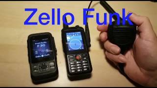 F22 Zello Radio Walkie Talkie mit externem Mic [upl. by Eat475]