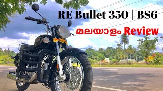 RE Bullet 350  BS6  2020  Standard Bullet  Malayalam Review  MotoRev [upl. by Radloff521]