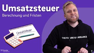 Umsatzsteuer einfach erklärt  So wird USt und Vorsteuer berechnet  MehrwertsteuerBerechnung [upl. by Haisoj]